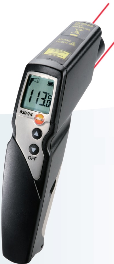 testo Infrarot-Thermometer 830-T1 1-Punkt 