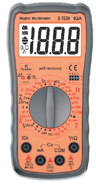 DIGITAL MULTIMETER WITH FULL RANGE PROTECTION G-TECH GT 92A TRMS
